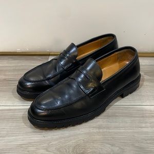 Leather loafers